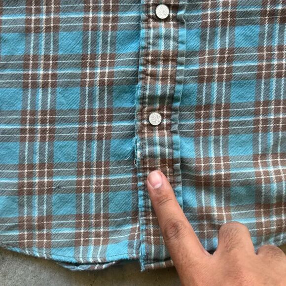 RRL Ralph Lauren Double RL Plaid Flannel Button Shirt Size Small - Picture 2 of 10